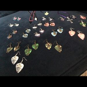 Homemade Guitar Pick Jewelry